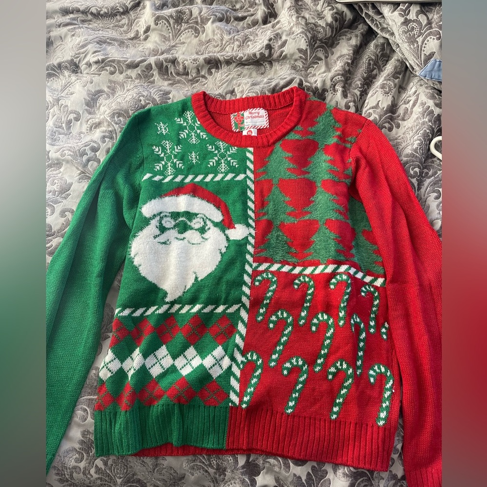 Never worn ugly Christmas sweater